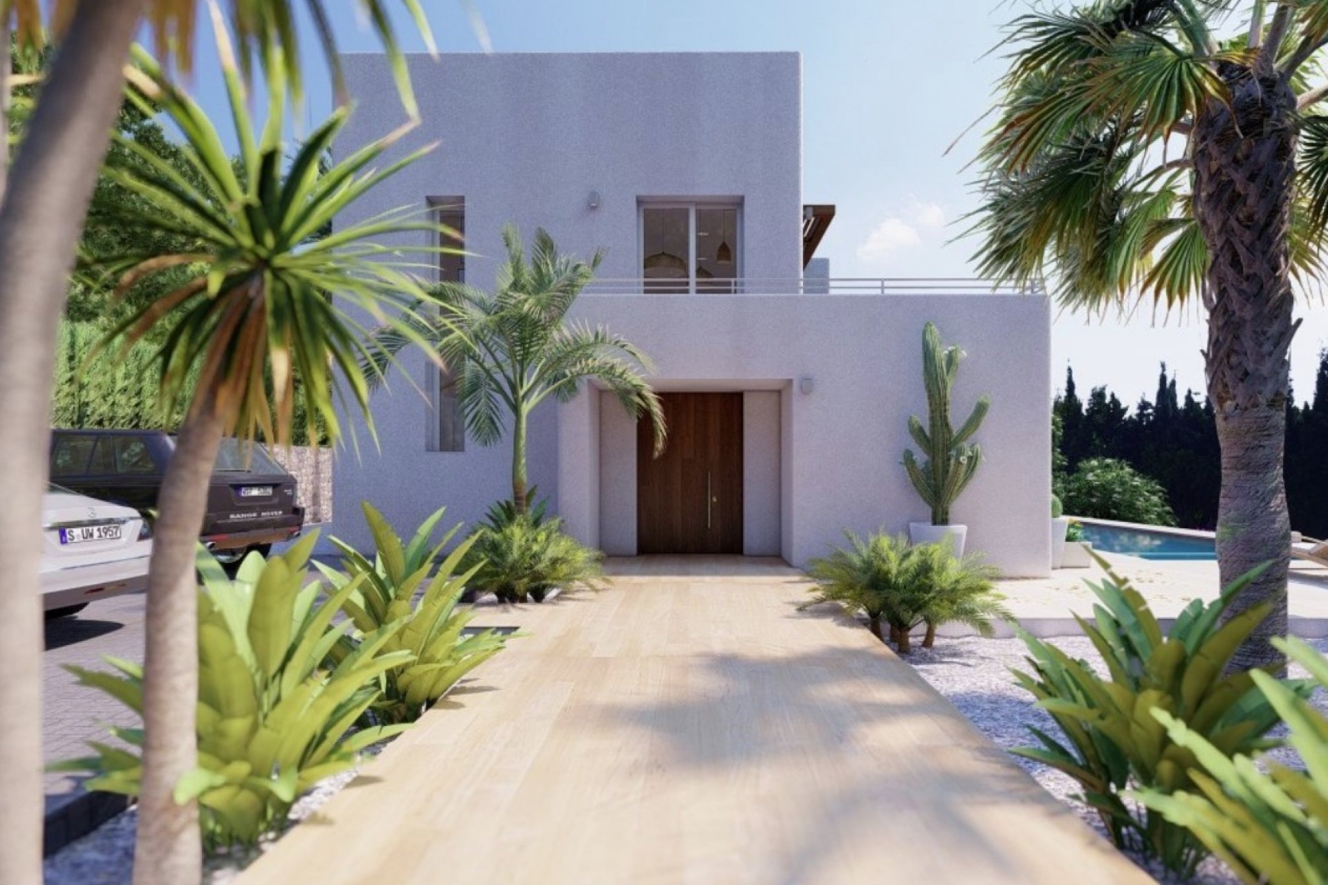 Villa de nueva construcción con vistas al mar en venta en Benissa