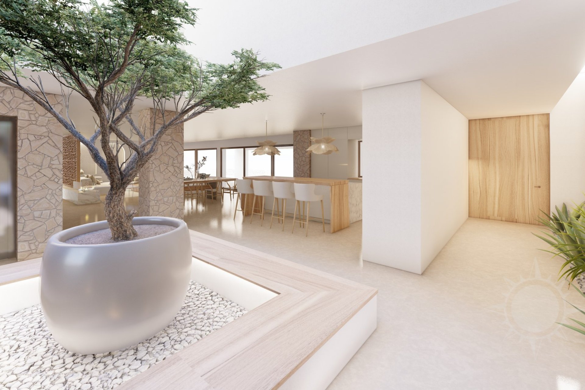 Villa exclusive de style Ibiza à vendre à Moraira