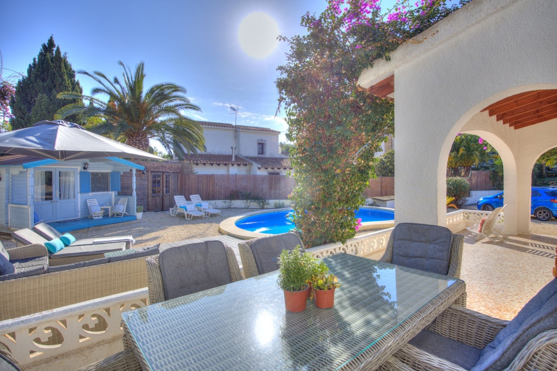 Villa for sale next to El Portet beach Moraira