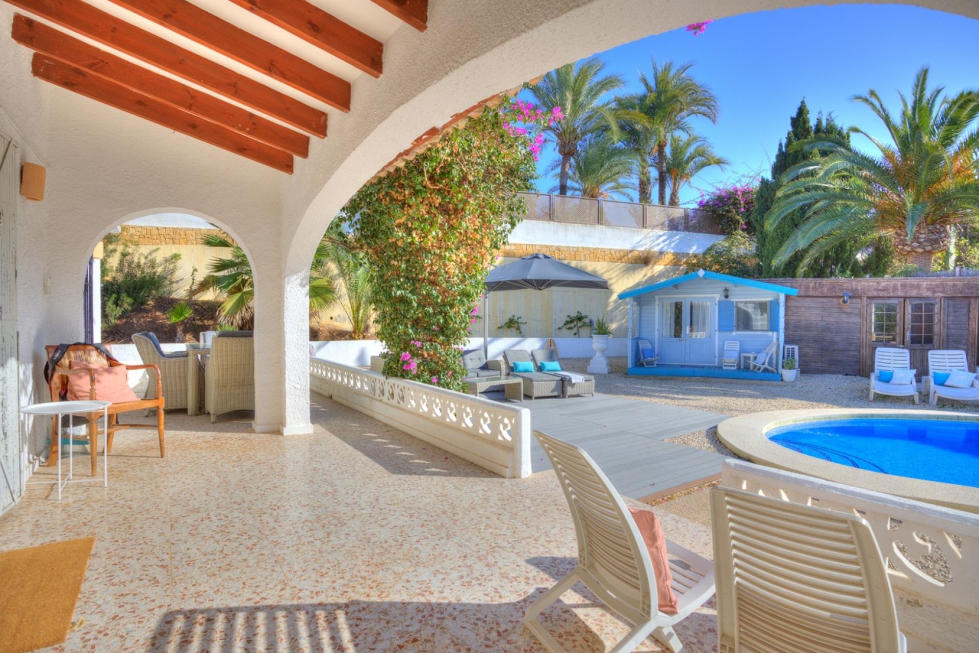 Villa for sale next to El Portet beach Moraira