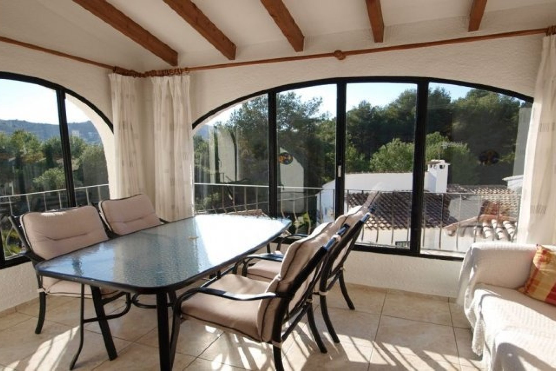 Villa in El Portet, Veranda 