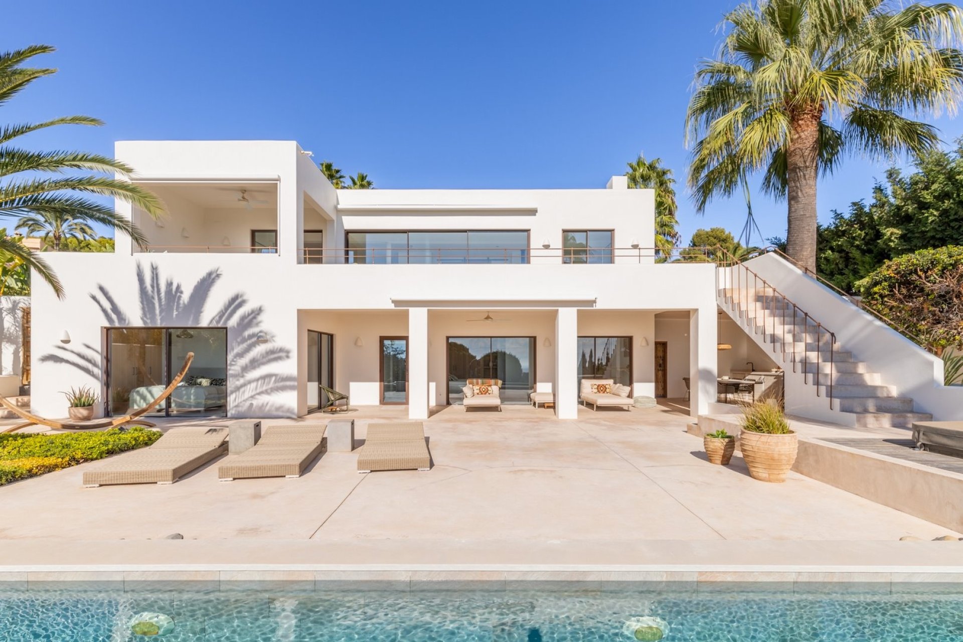 Villa moderne de style Ibiza à San Jaime Moraira