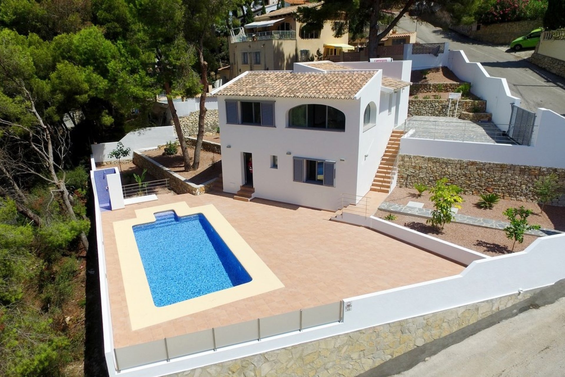 Villa neuve à vendre à Moraira avec vue sur la mer