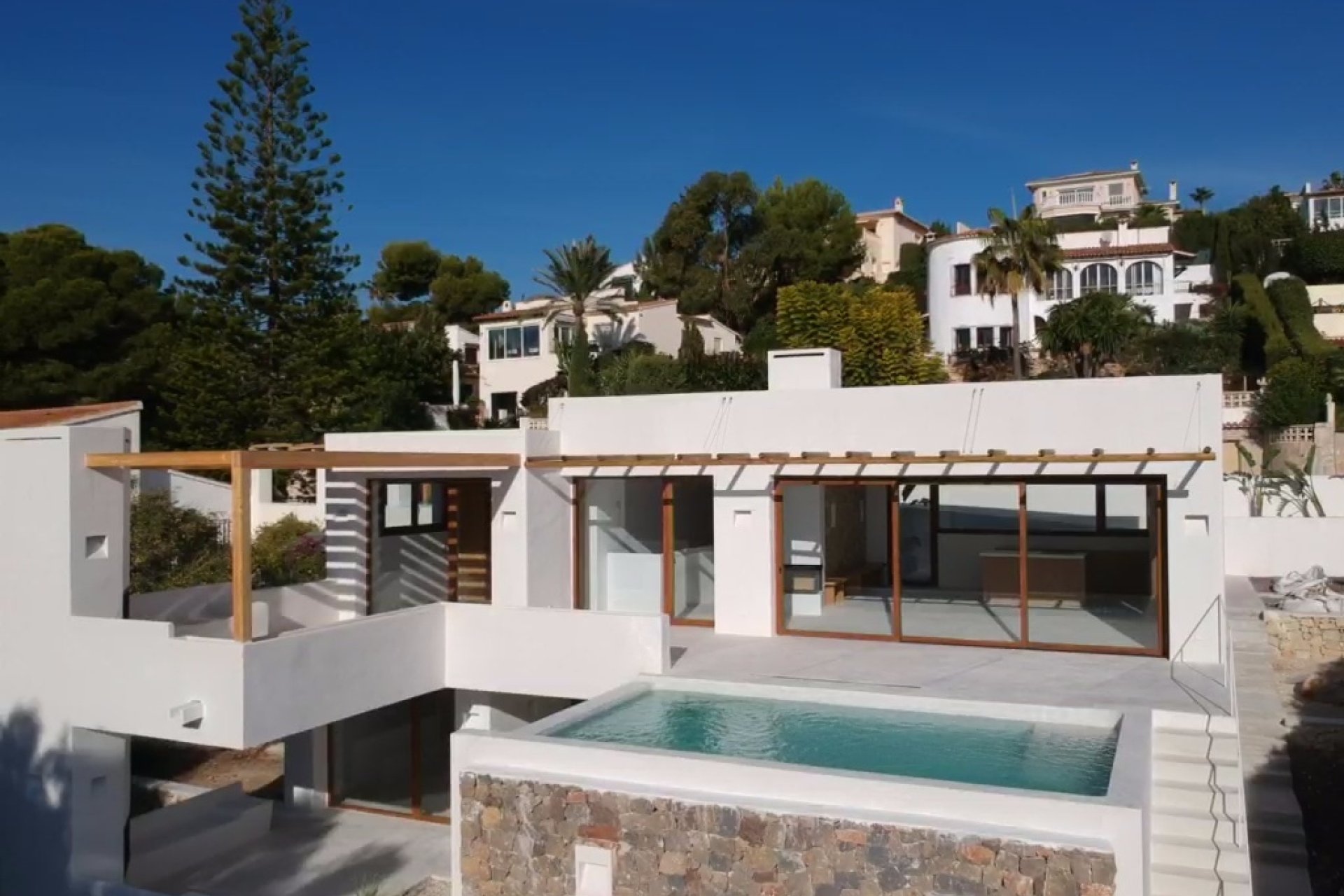 Villa neuve à vendre à Moraira près de la ville