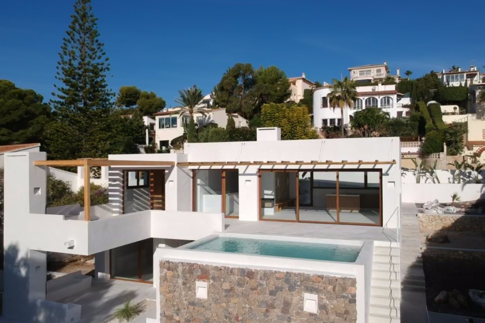 Villa neuve à vendre à Moraira près de la ville