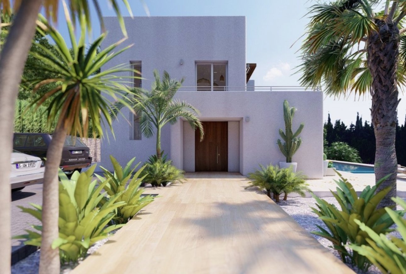 Villa neuve vue mer à vendre à Benissa