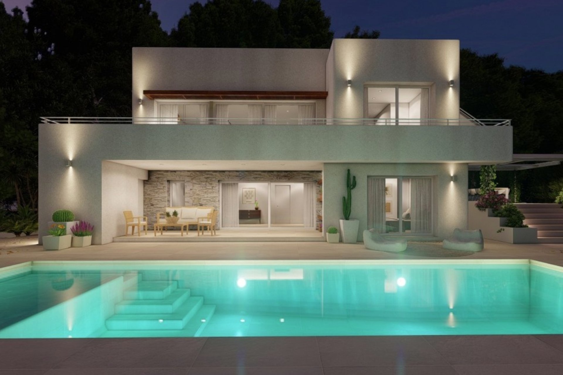 Villa neuve vue mer à vendre à Benissa