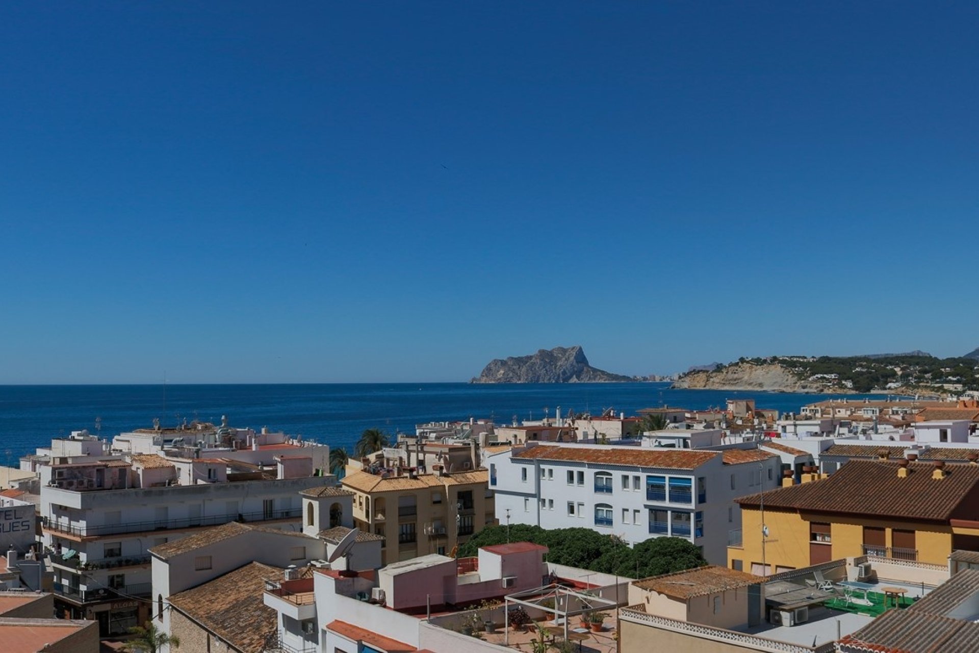 Vistas al mar desde la cocina Penthouse Moraira