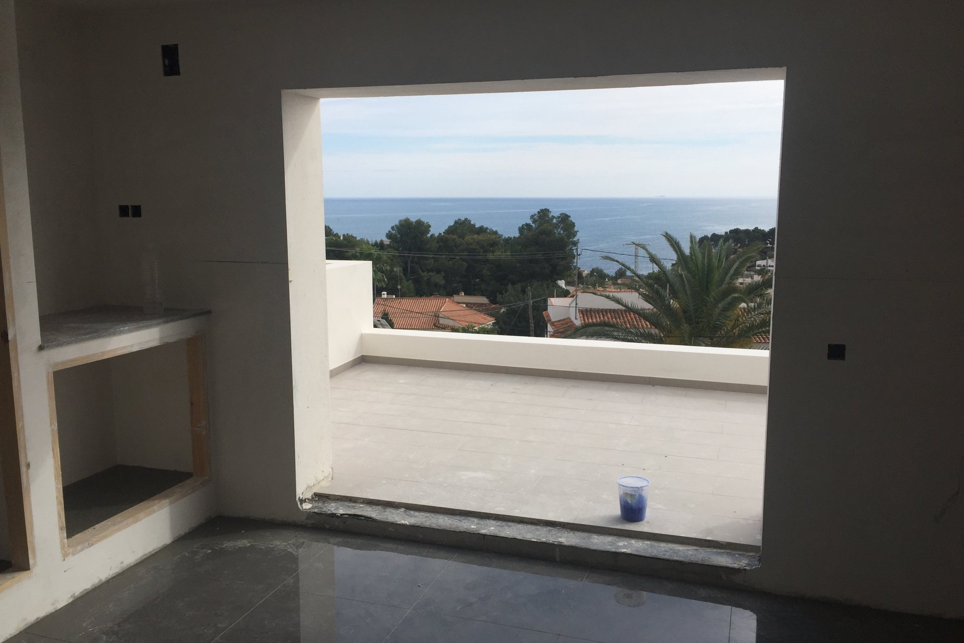 Vues de la chambre principale, villa moderne benissa