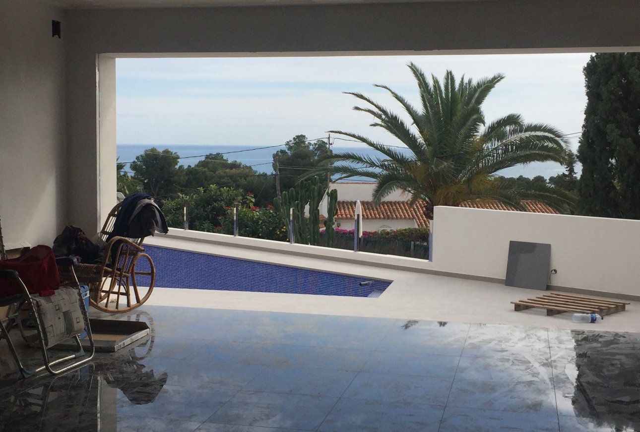 Vues de salon, villa moderne benissa