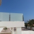 Moderne villa in Benissa terras bij het zwembad 