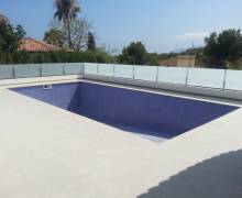 Modernes Design Pool-Terrasse in Benissa 