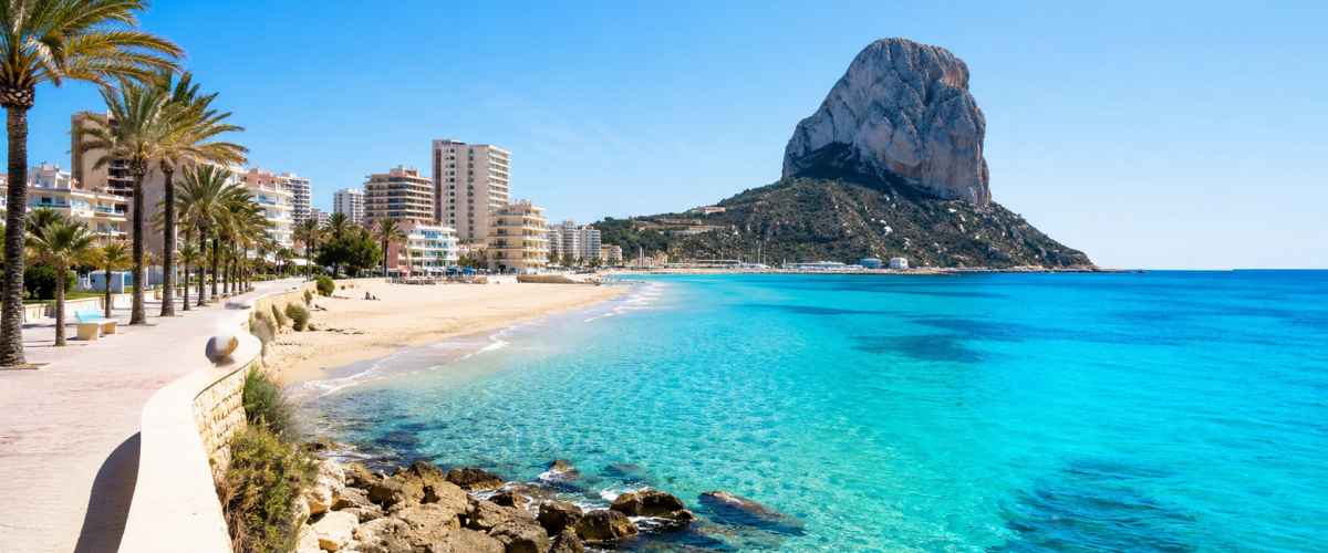 Villa's in Calpe met uitzicht op de Middellandse Zee