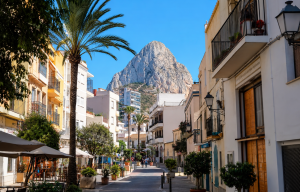 Urbanización residencial en Calpe con vistas al mar