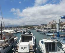 Blick über den Hafen von Moraira Costa Blanca 