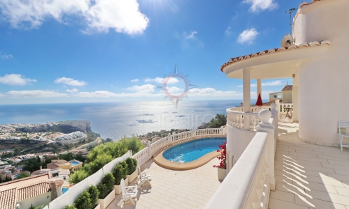 Чтобы купить виллы в Кумбре дель Соль - Бенитачель, вы должны быть увлечены красотой моря