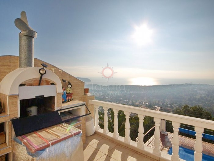 villa avec vue sur la mer à vendre à benimeit moraira