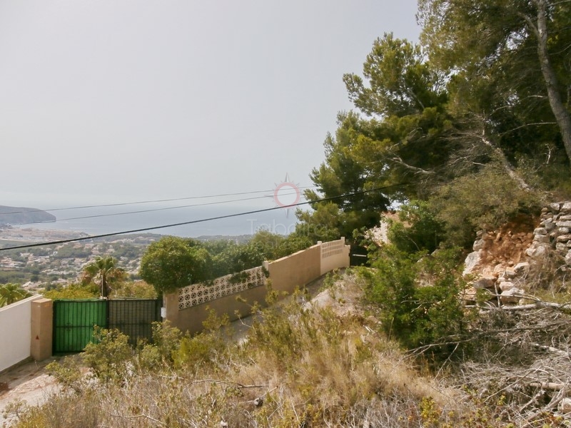 building land with sea views in benimeit moraira