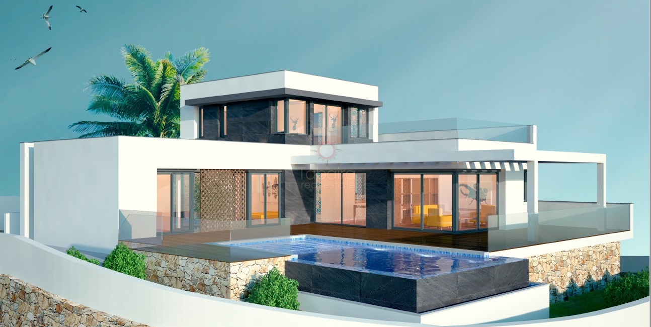 modern design villa till salu i Benimeit Moraira