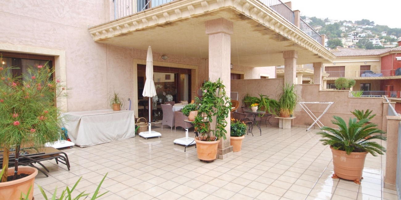 Stor balkong terrass i lägenhet Jardines de Montemar