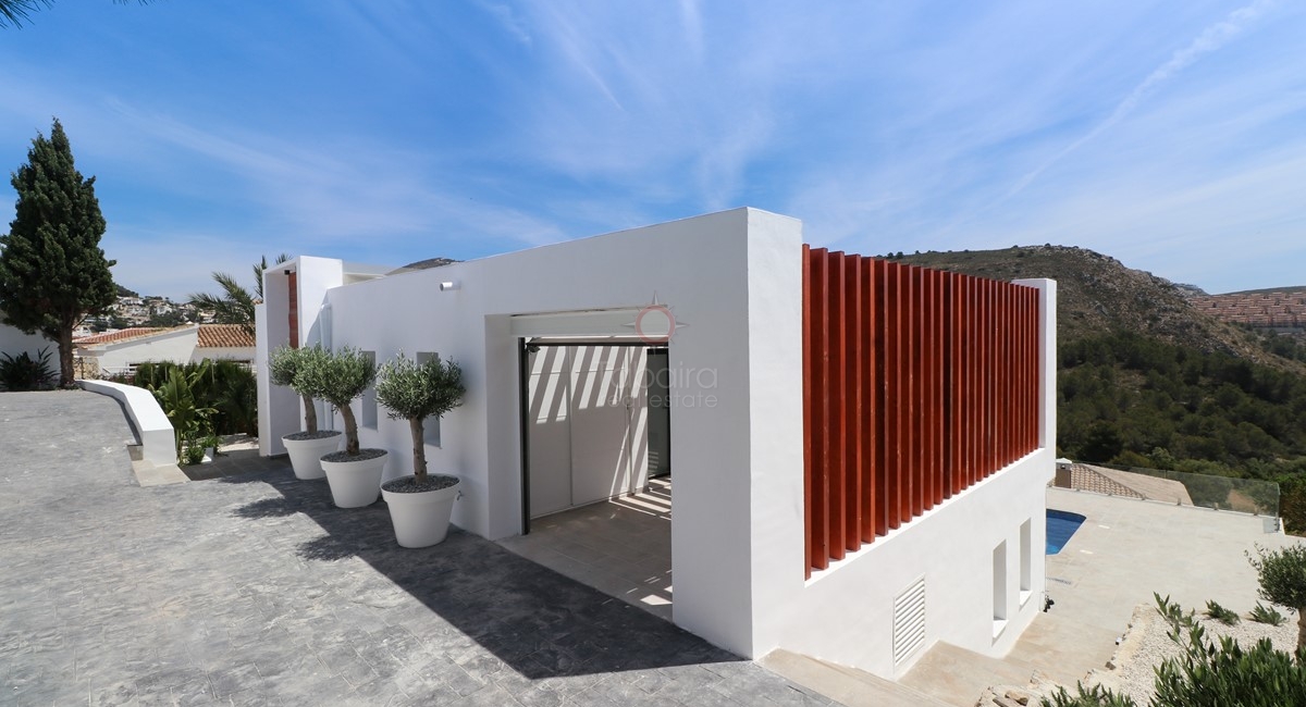 Eigenschaften, moderne Villa mit vier Schlafzimmern zum Verkauf in Moraira