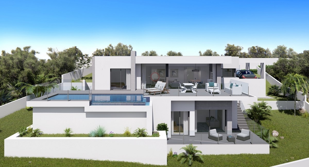 Modern Design - Sea view villa for sale in Cumbre del Sol