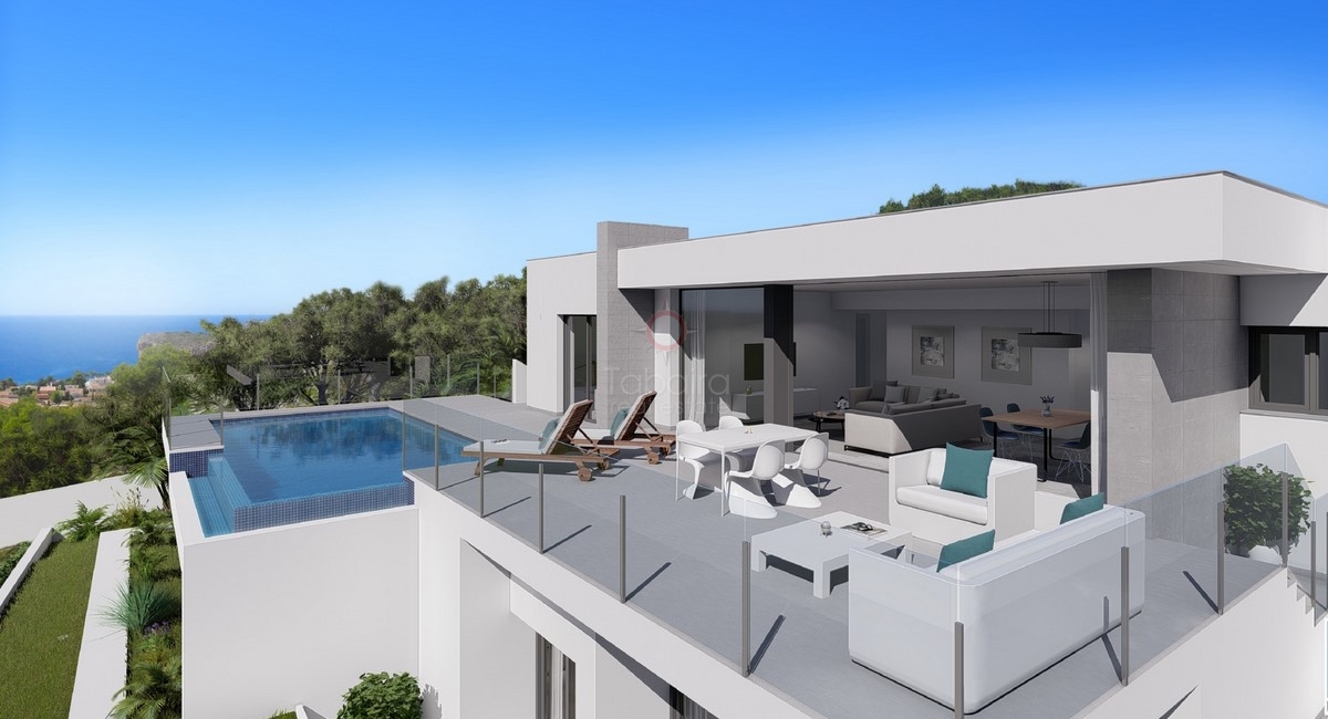 Modern Design - Sea view villa for sale in Cumbre del Sol