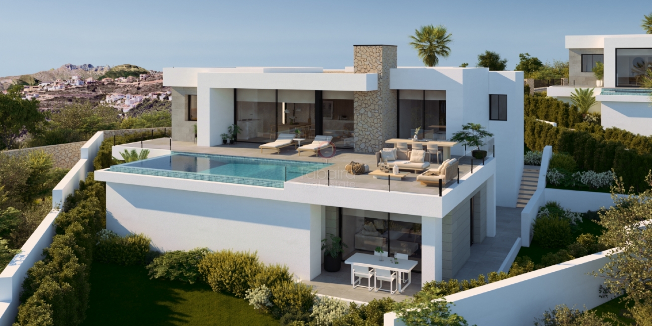 Contemporary style villa with sea views for sale in Cumbre del Sol