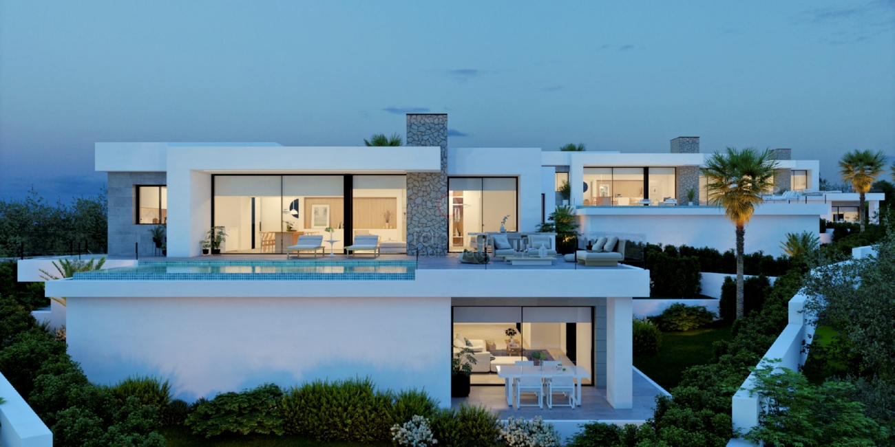 ▷ Contemporary style villa with sea views for sale in Cumbre del Sol