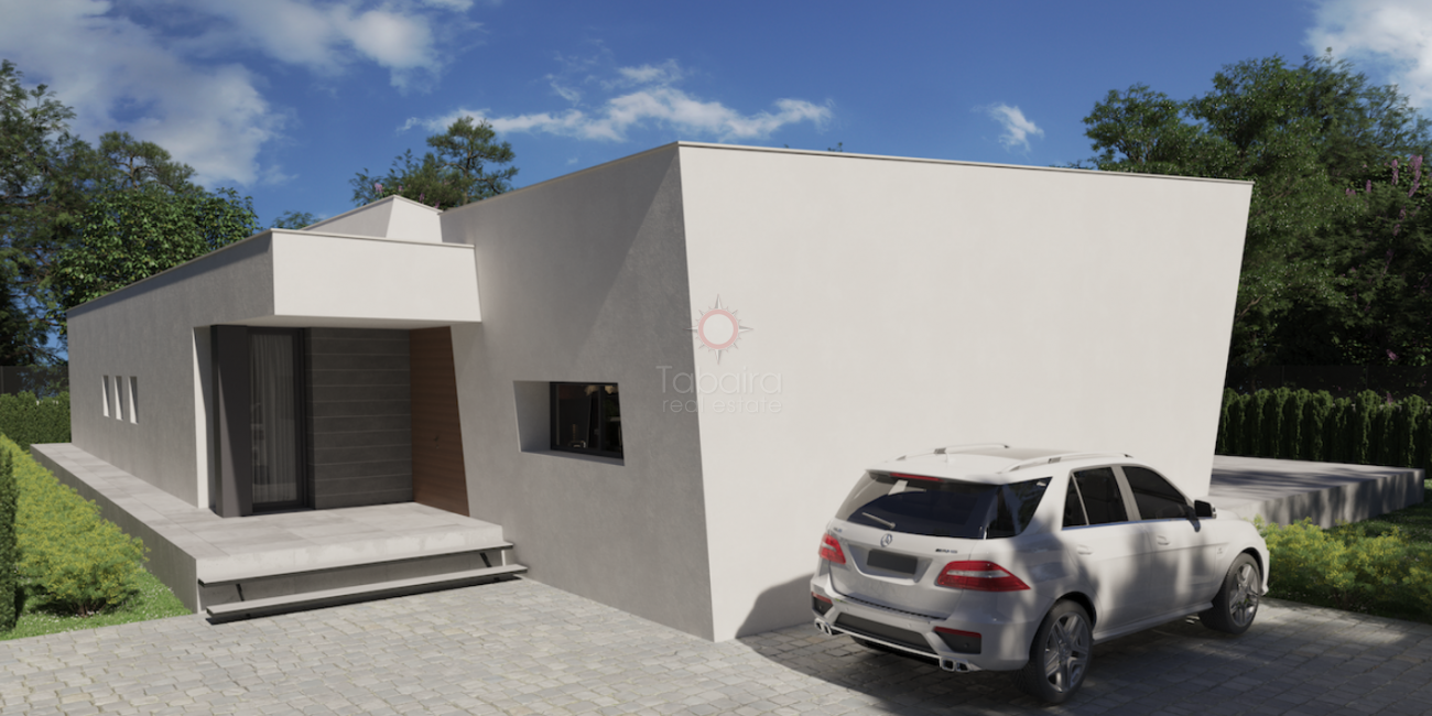 Villa i modern design till salu i Calpe mycket nära stranden