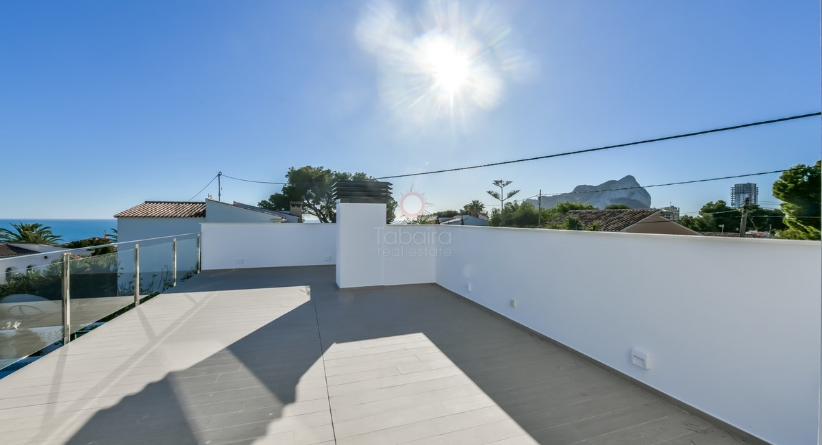 New build villa for sale in Calpe next to the beach