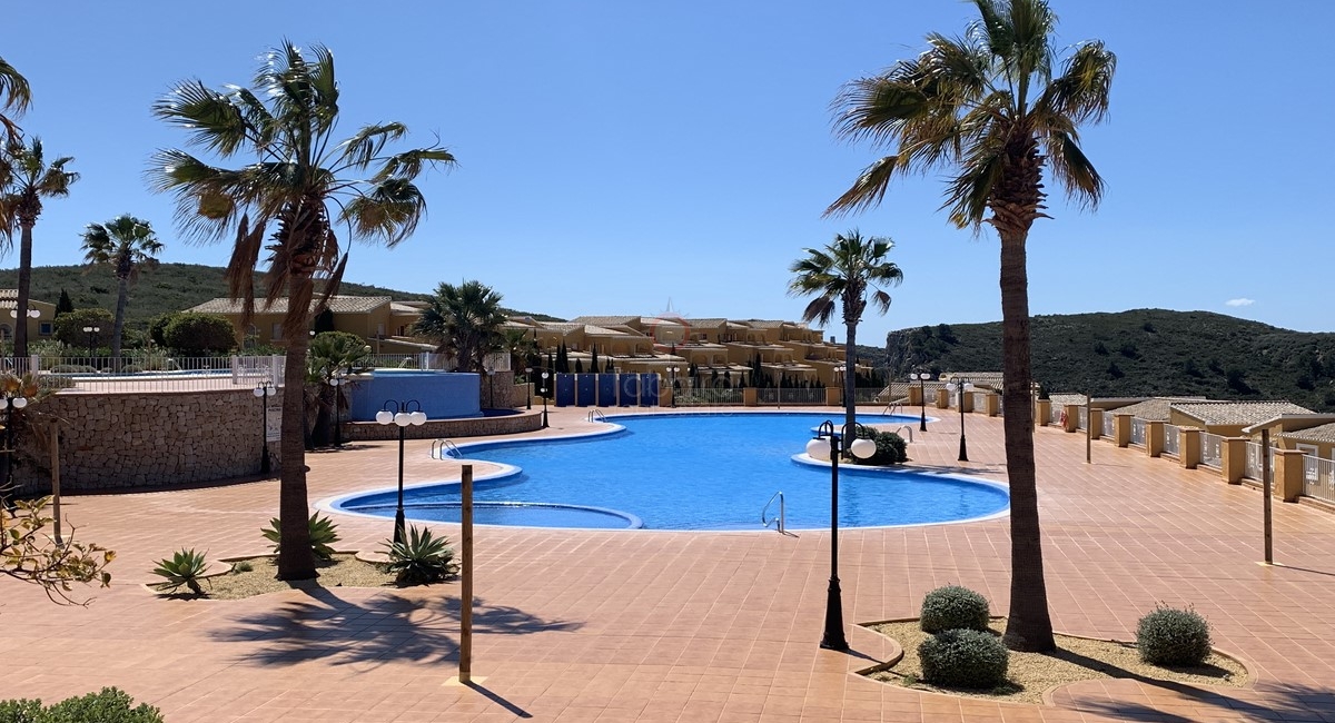 Poolbereich im Pueblo Montecala Cumbre del Sol