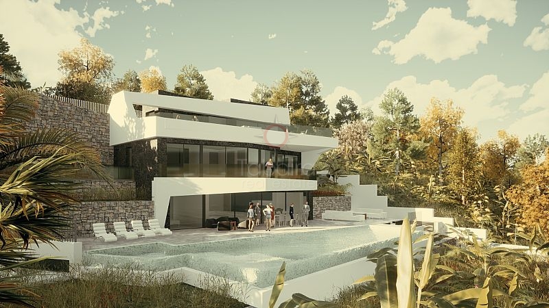 Villa de design contemporain à vendre à Raco de Galeno Benissa