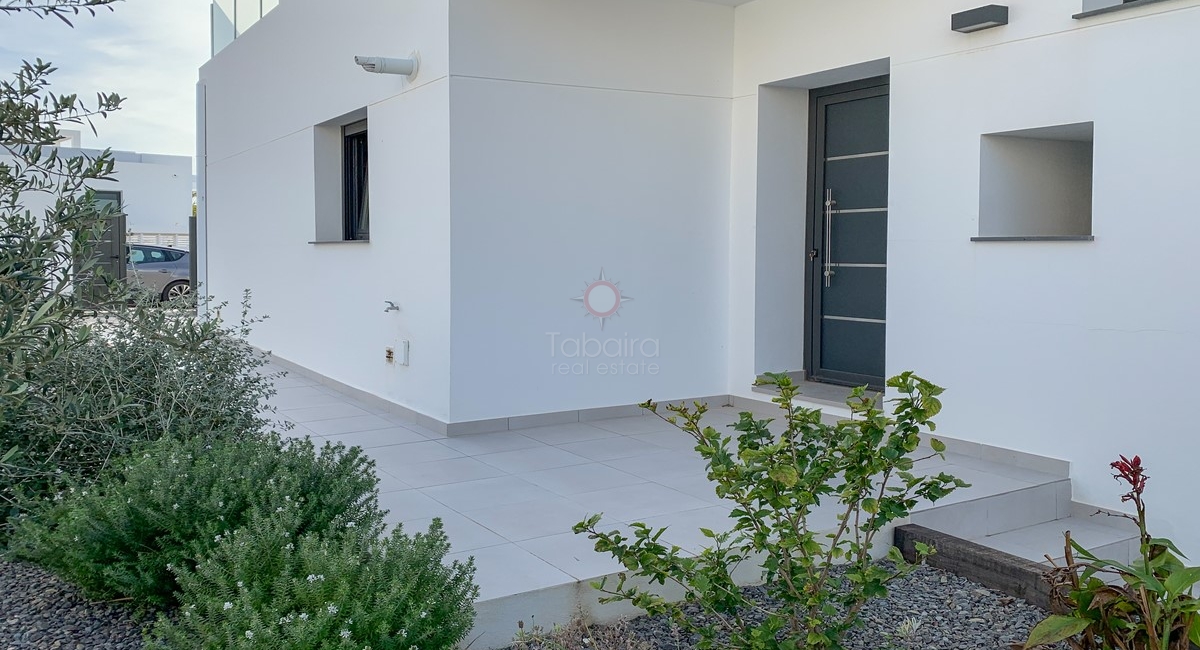 New build villa for sale in Calpe walking distance to the beach