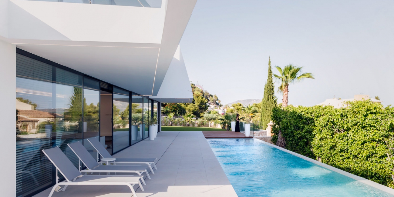 Villa moderne avec vue sur la mer à vendre à Moraira