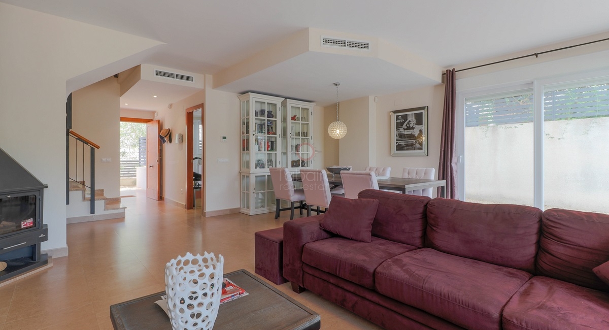 Living area in a Villa in Moraira Sport
