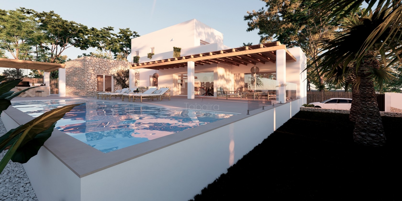 En exceptionell nybyggd villa till salu i Moraira Costa Blanca