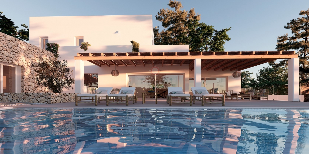 Een uitzonderlijke nieuwbouw villa te koop in Moraira Costa Blanca