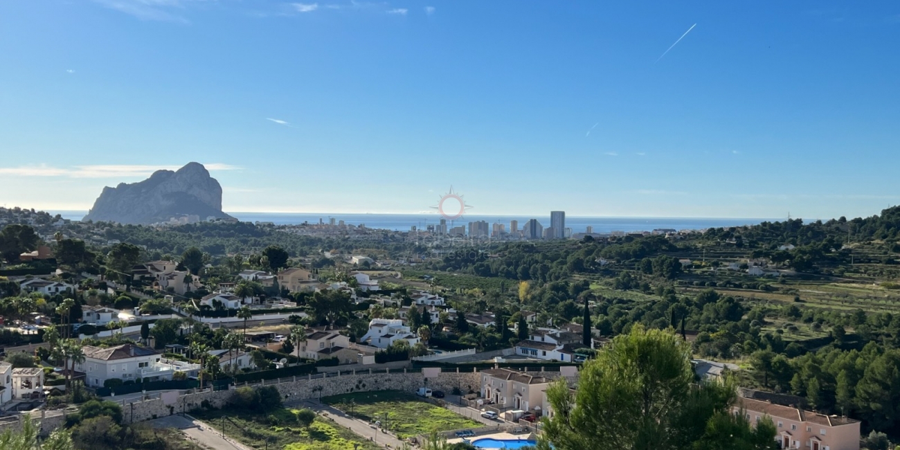 Sea view building land for sale in Empedrola Calpe