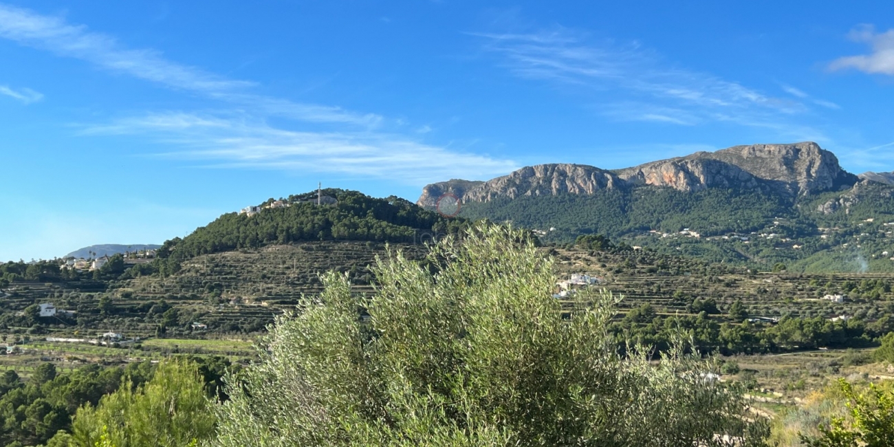 Sea view building land for sale in Empedrola Calpe