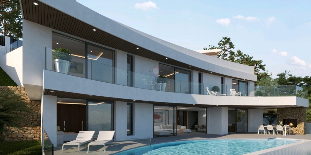 Stijlvolle moderne villa te koop in Empedrola Calpe