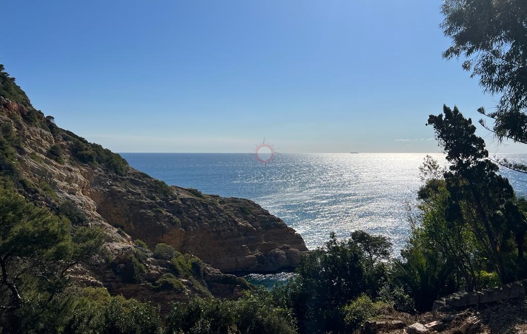 First line to the sea building land for sale in Javea