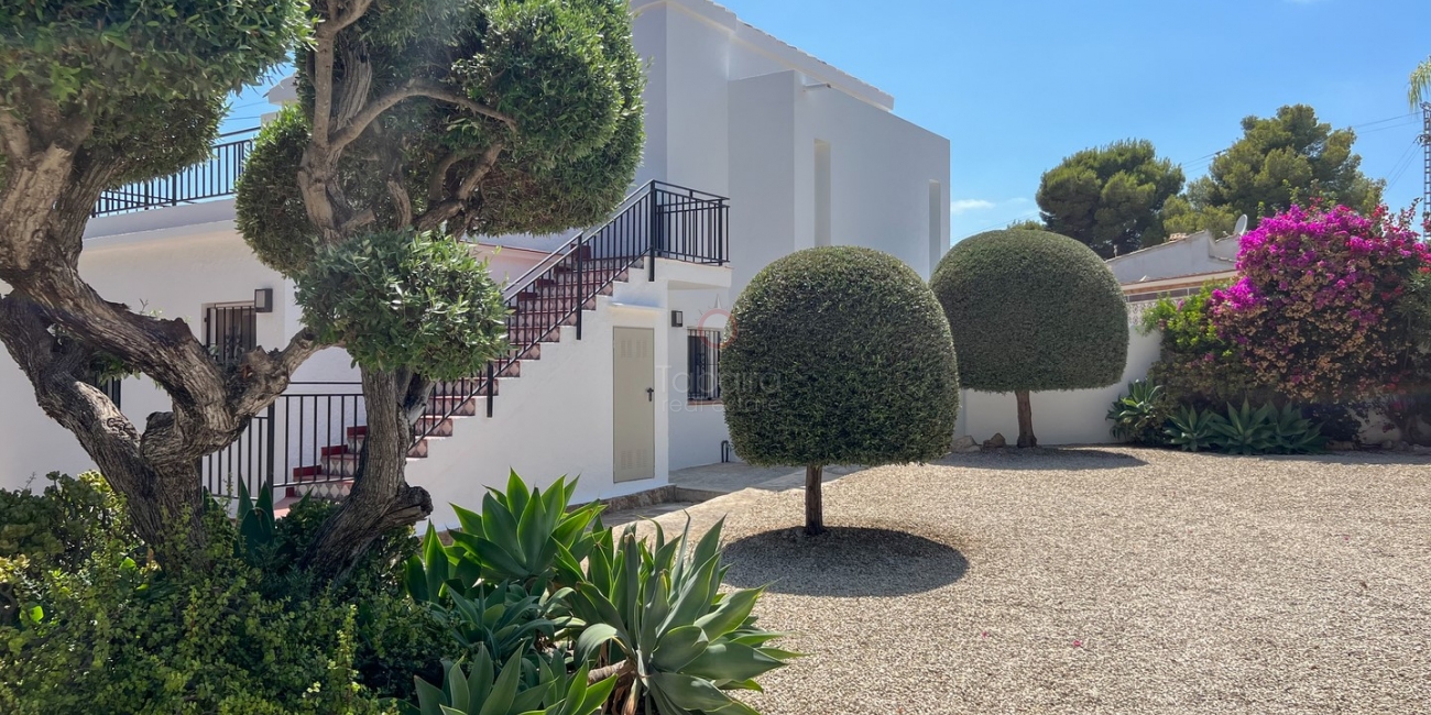 Villa con vistas al mar en venta en Moravit Moraira andando a todo
