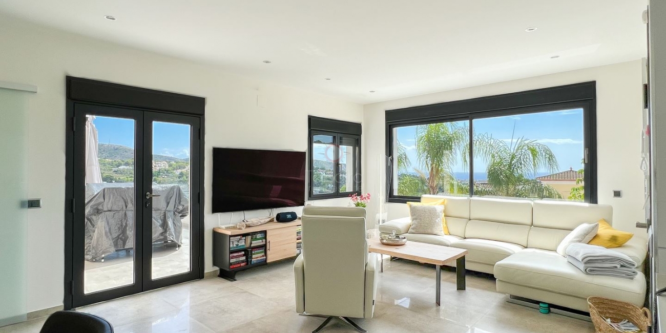 Moderne Villa zum Verkauf mit Meerblick in Moraira