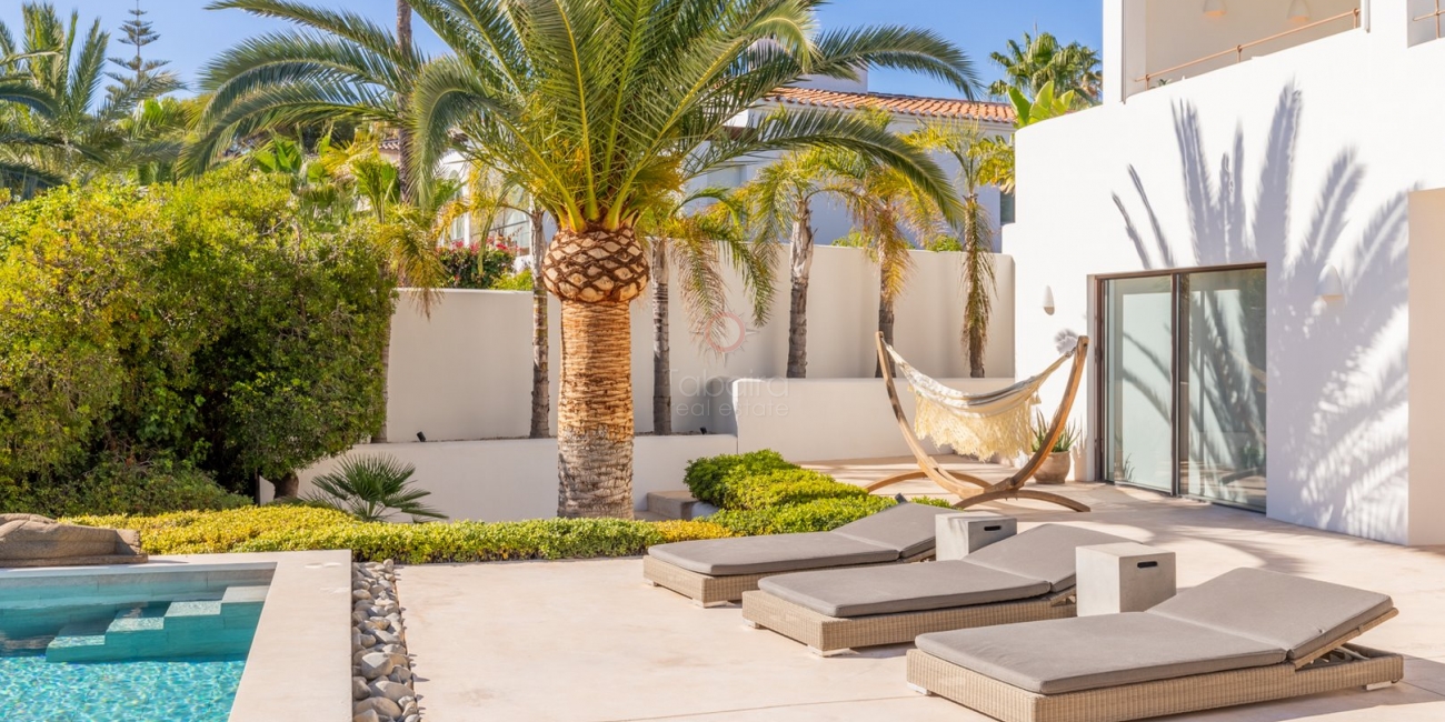 ▷ Moderne Villa im Ibiza-Stil in San Jaime Moraira