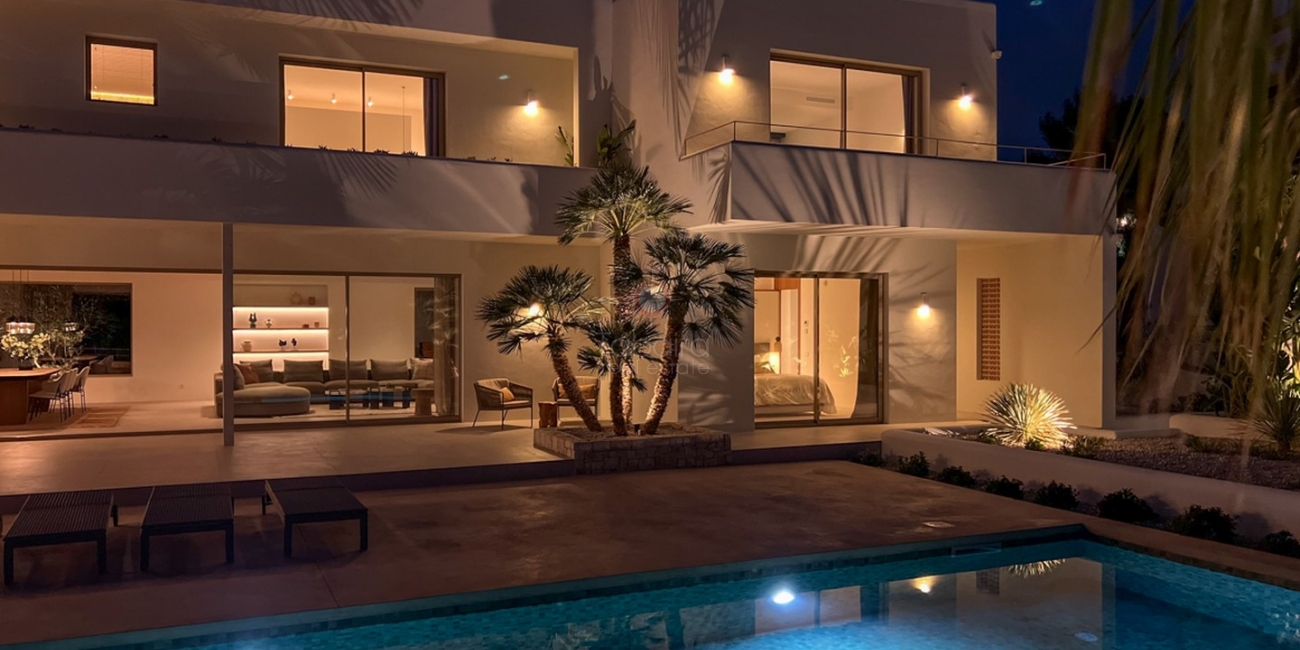 ▷ Luxe Ibiza stijl villa te koop in San Jaime Moraira