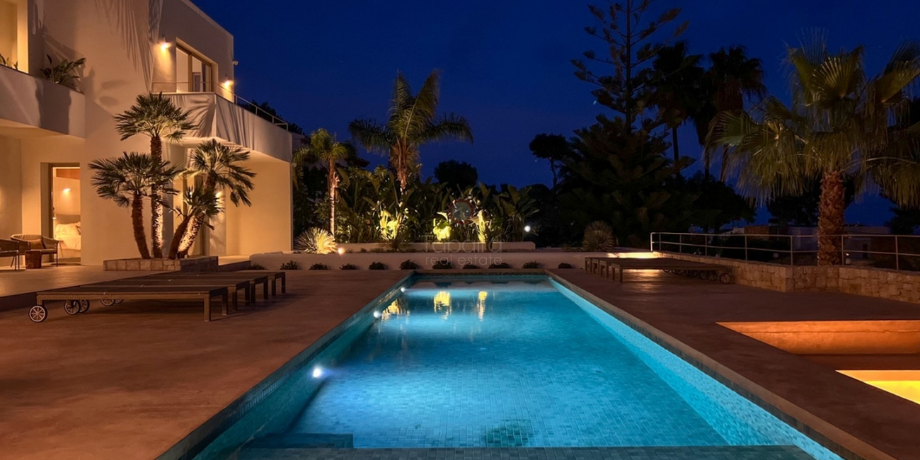▷ Luxe Ibiza stijl villa te koop in San Jaime Moraira