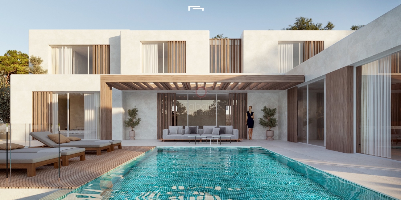 Villa de diseño moderno en venta en Pla del Mar Moraira