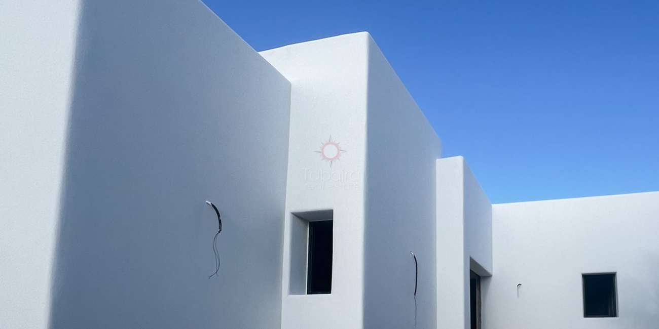 ▷ Villa estilo Ibiza con vistas al mar en Moravit Moraira