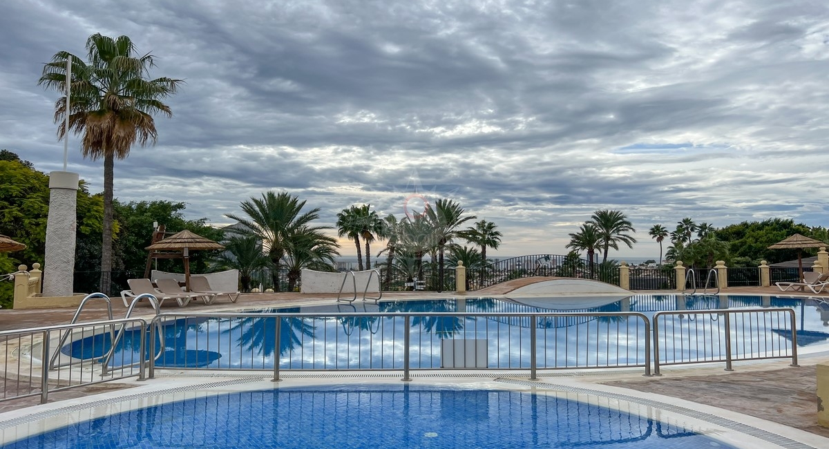 Top pool area in Imperial Park Calpe